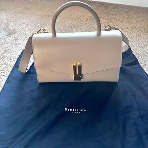 DeMellier London | The Montreal | Deep Taupe Smooth + Dust Bag